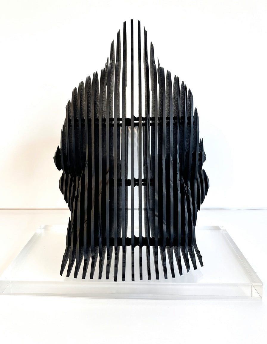 Ghost of Satoshi Nakamoto Statue – Bitcoin Crypto Art