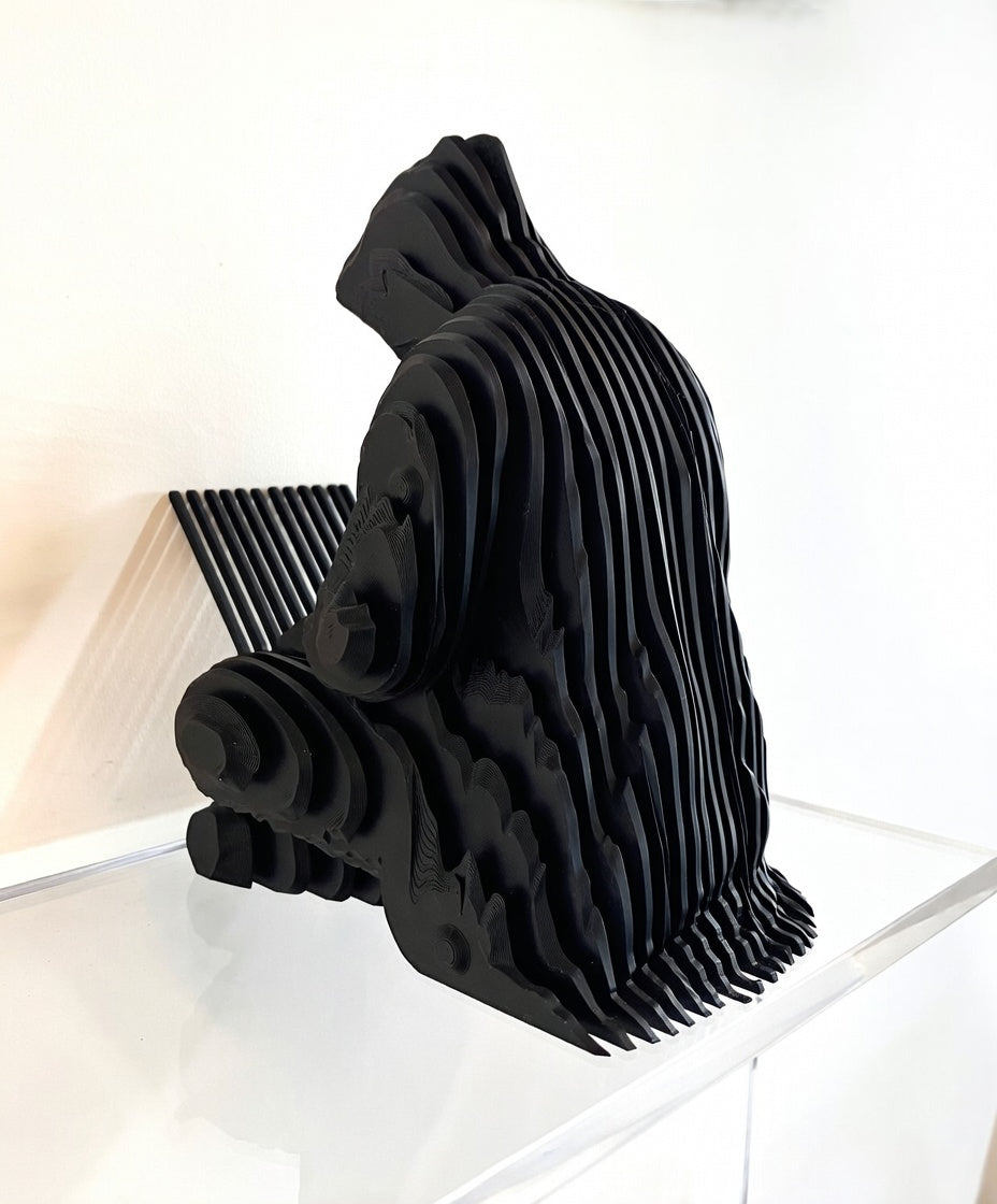 Ghost of Satoshi Nakamoto Statue – Bitcoin Crypto Art