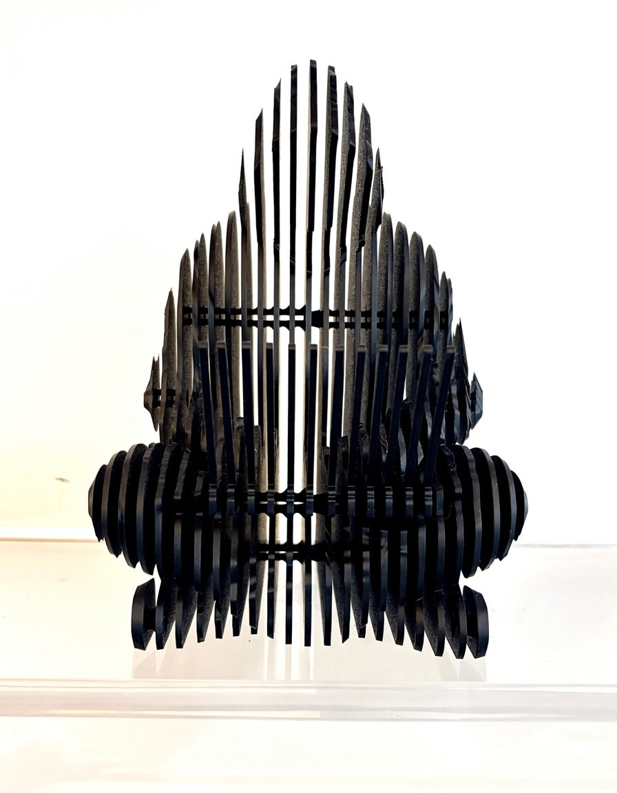 Ghost of Satoshi Nakamoto Statue – Bitcoin Crypto Art