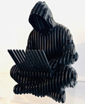 Ghost of Satoshi Nakamoto Statue – Bitcoin Crypto Art