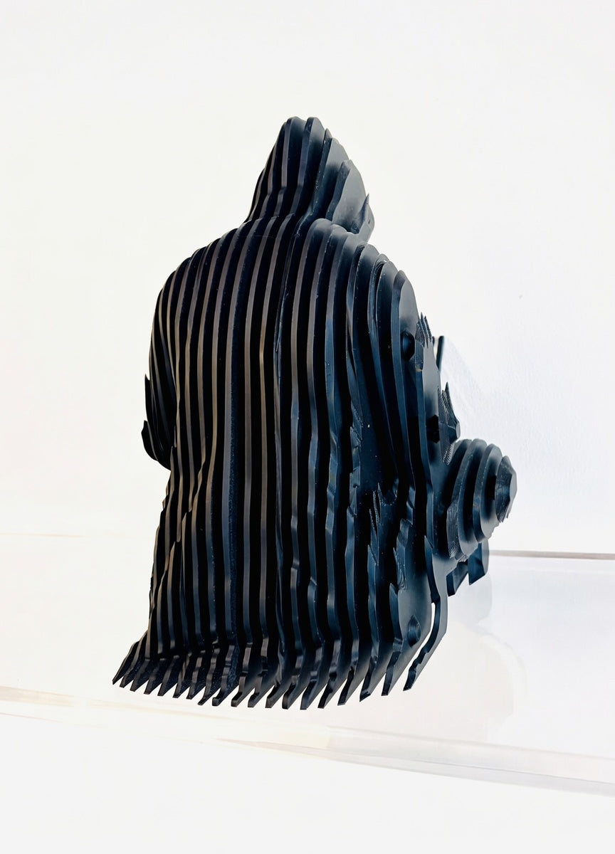 Ghost of Satoshi Nakamoto Statue – Bitcoin Crypto Art